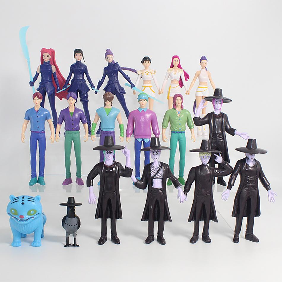 Фигурка K-pop Охотники на демонов K-pop Фигурки Охотники на демонов Фигурки Huntrix Игрушка Фигурки Derpys Tiger Rumi Mira Zoey Sussy Украшение