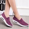 Shoes Women's 2025 Spring New Platform Rocking Shoes Large Size Fly-woven Casual Shoes Lazy One-pedal Cloth Shoes