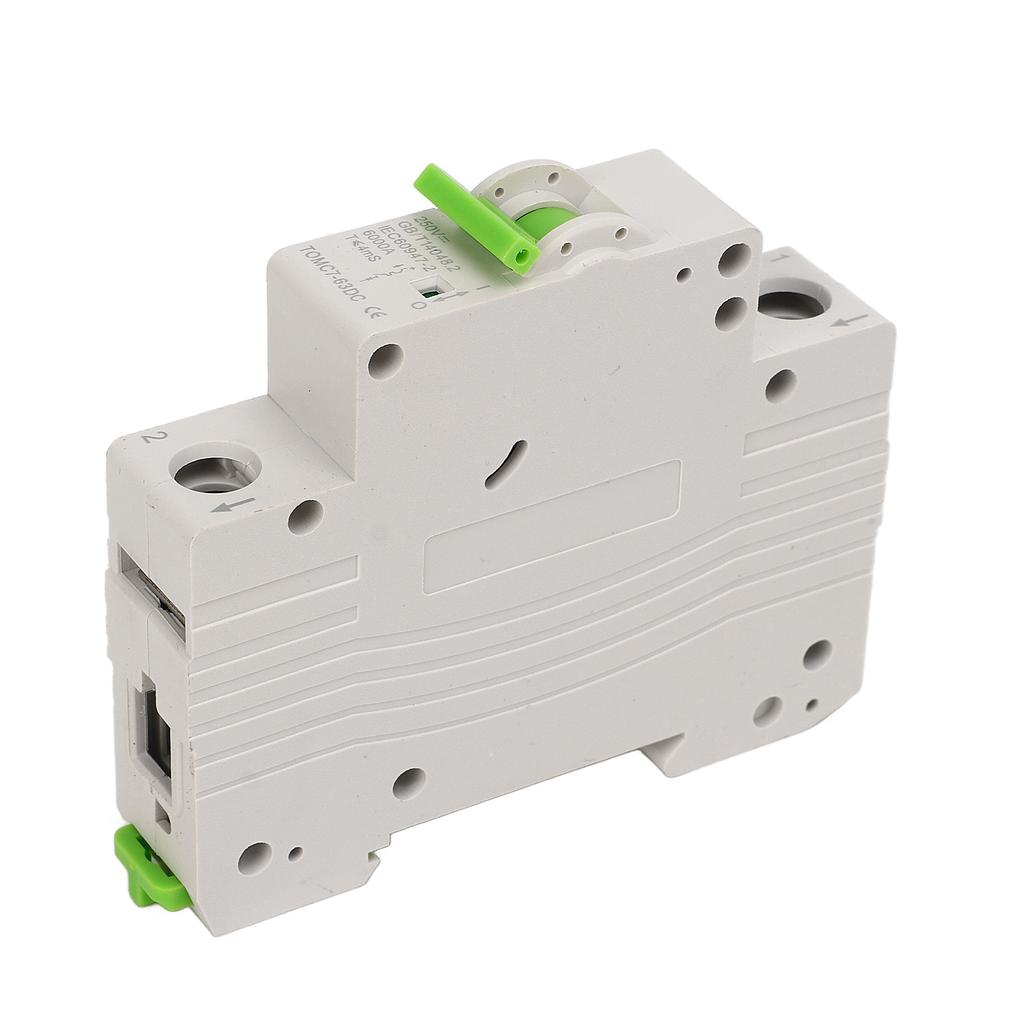 Автоматический выключатель для солнечных батарей, 1-полюсный, миниатюрный, магнитный, быстродействующий, изолятор цепи постоянного тока, 250 В.