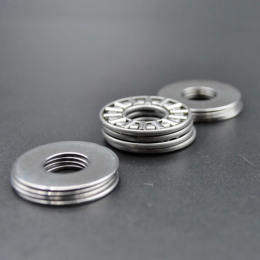 10Sets Steel Cage Thrust Needle Roller Bearing for Plane Axial Bearing Replacement