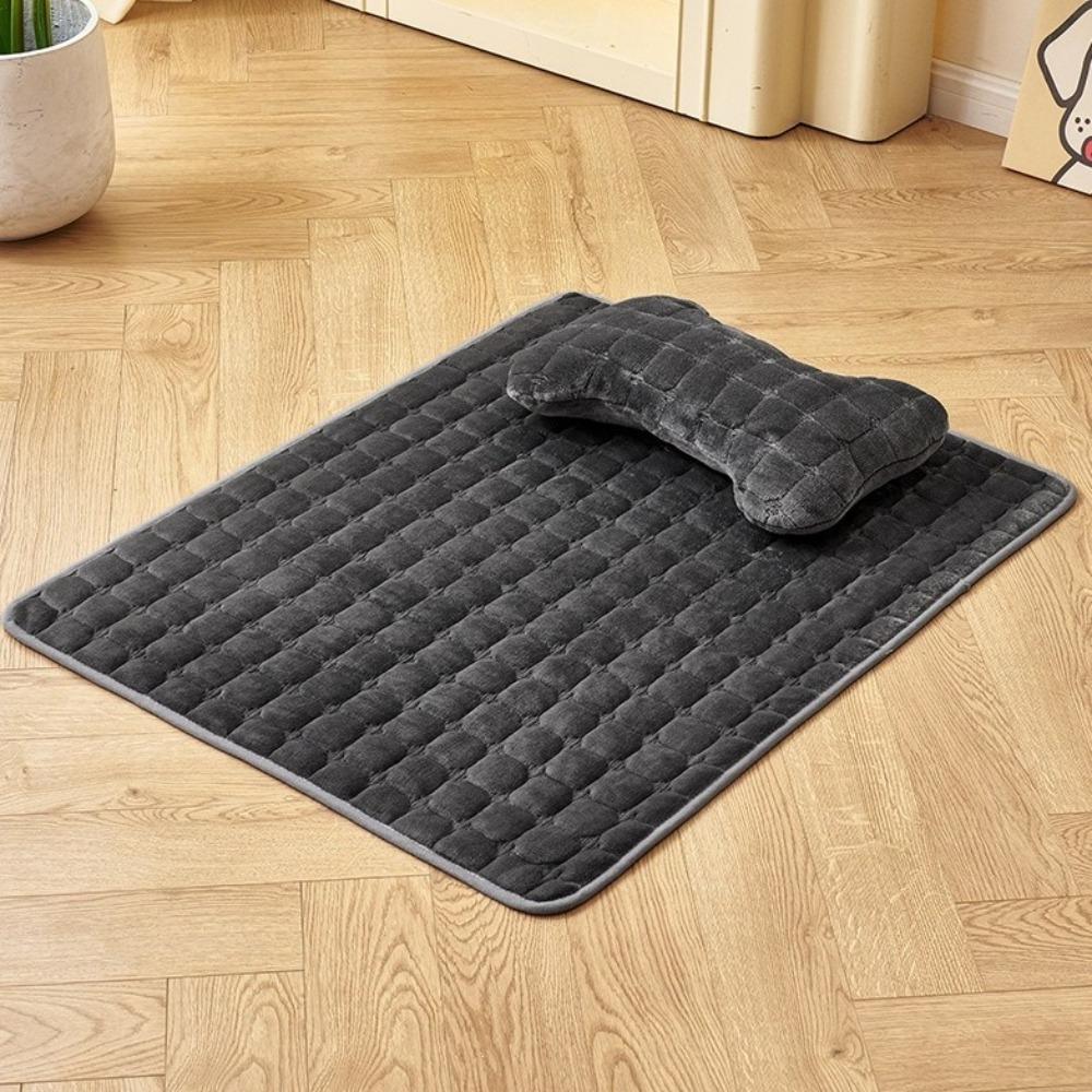 Warm Pet Sofa Bed Thicken Cat Sleeping Nest Anti Scratch Flannel Pet Sleeping Mat for Kitten Puppy