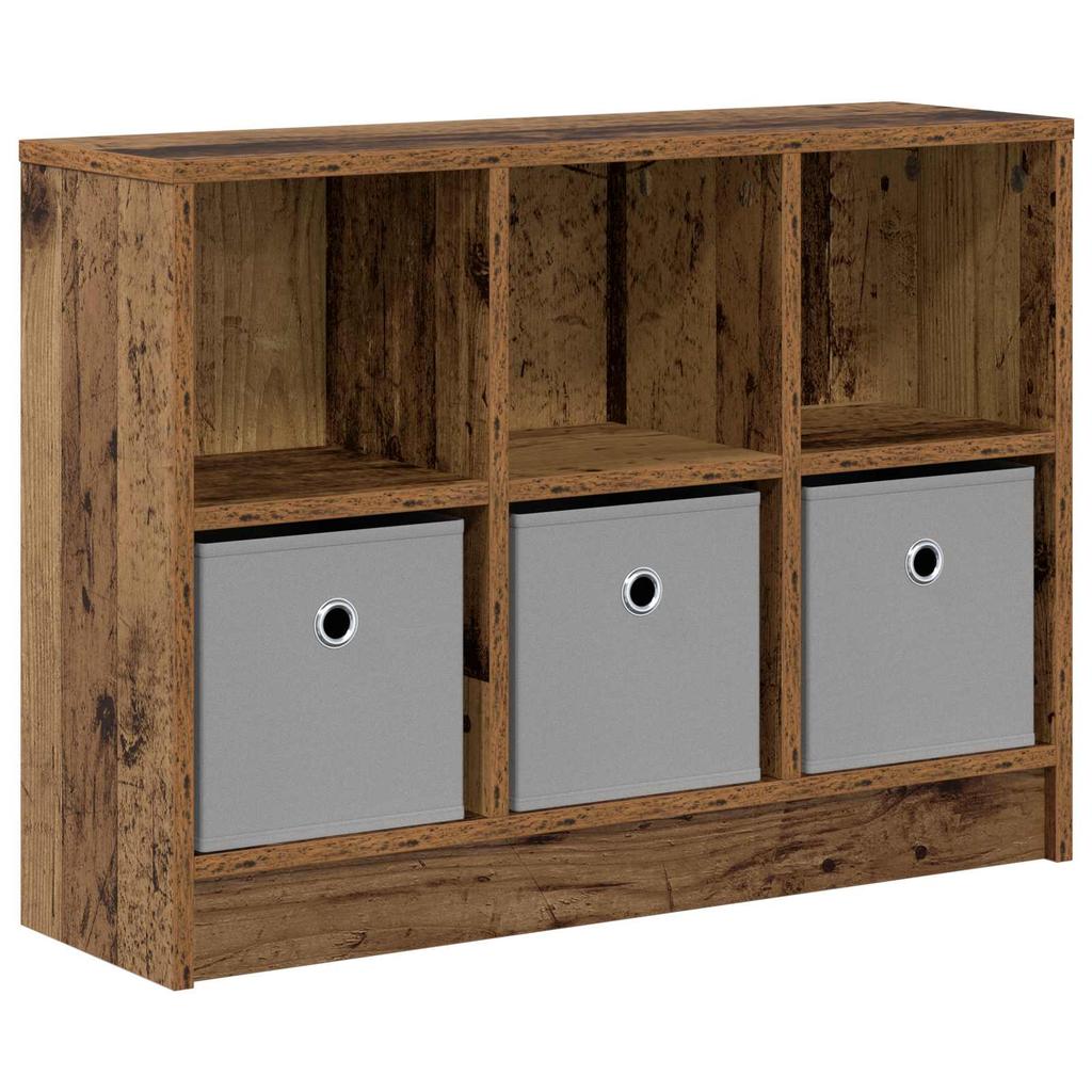 Sideboard with Drawers Reclaimed Wood Look 73.5 x 22.5 x 53.5 cm