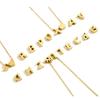 EMANCO DIY Designer Charms for Jewelry Making Handmade Bracelet Making Necklace Charms Gold Color Chain Jewelry Making Supplies