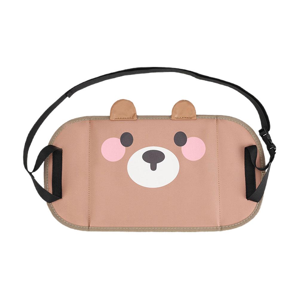 Universal Bear Car Travel Rest Foot Mat Portable Auto Backseat Suspension Hammock Foot Tool Car Travel Seat Foot Support Adjust