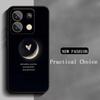 Лунная мода художественный узор ins Чехол для телефона для Redmi Note 14 13 12 11 Pro Plus S 5G 14C A3 Мягкий черный чехол для телефона