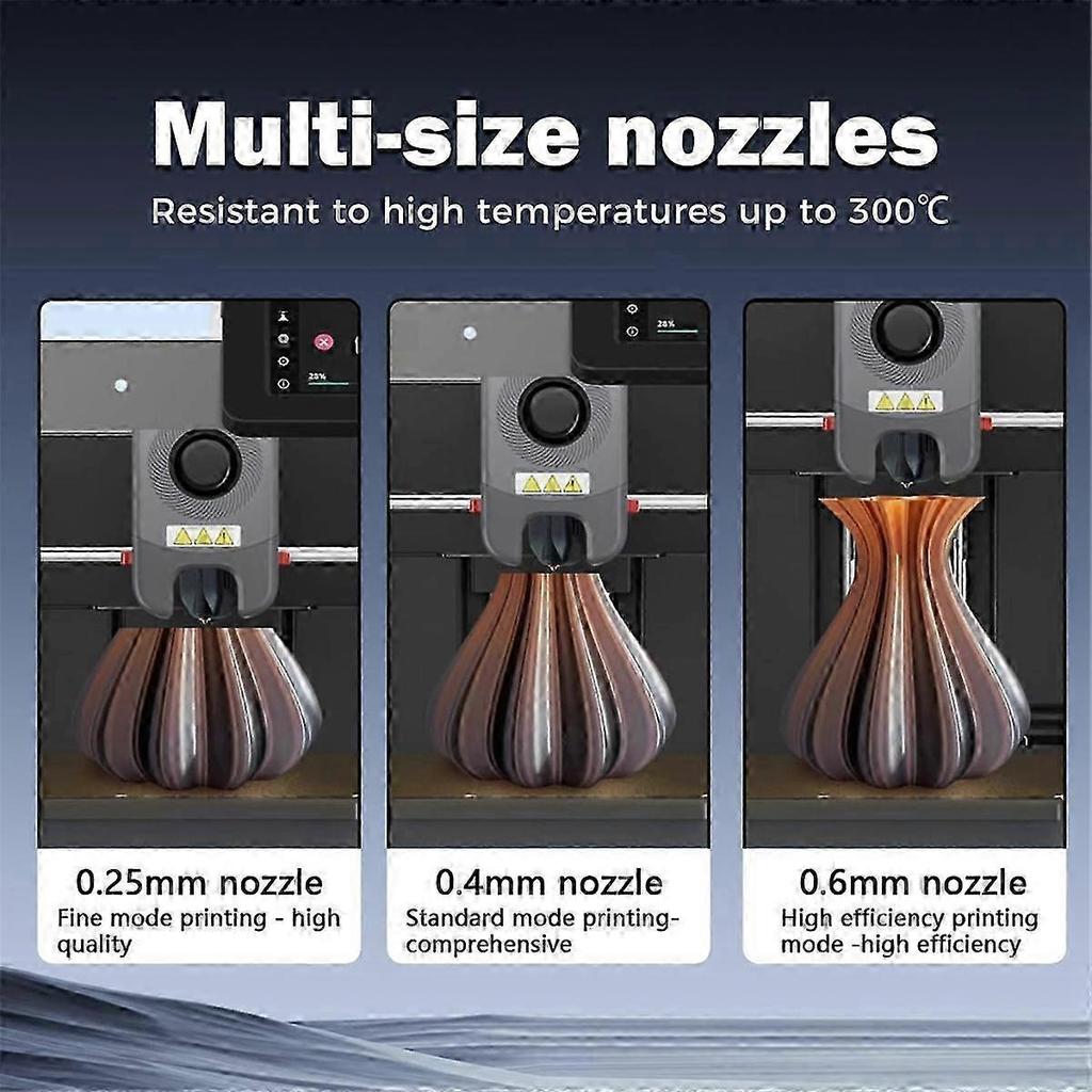 3pc Quick Release Nozzle Kit 0.25/0.4/0.6mm for AD5X Hotend 3D Printer Parts
