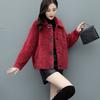 Fur Integrated Coat Women's Autumn and Winter Imitation Lamb Wool Coat Women's Short Loose Popular Coat Trend