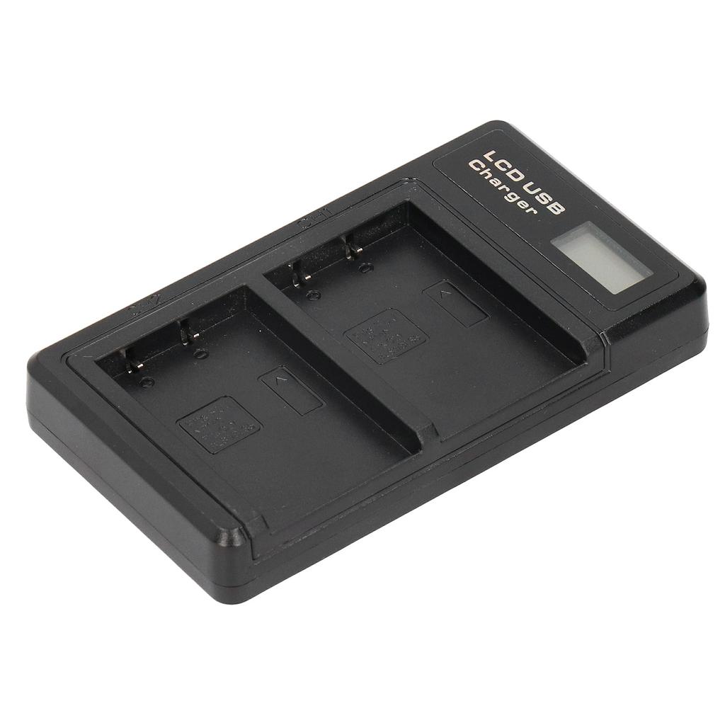 Portable Camera Battery Charger for BLS5 USB Camera Dual Charger with LCD Display