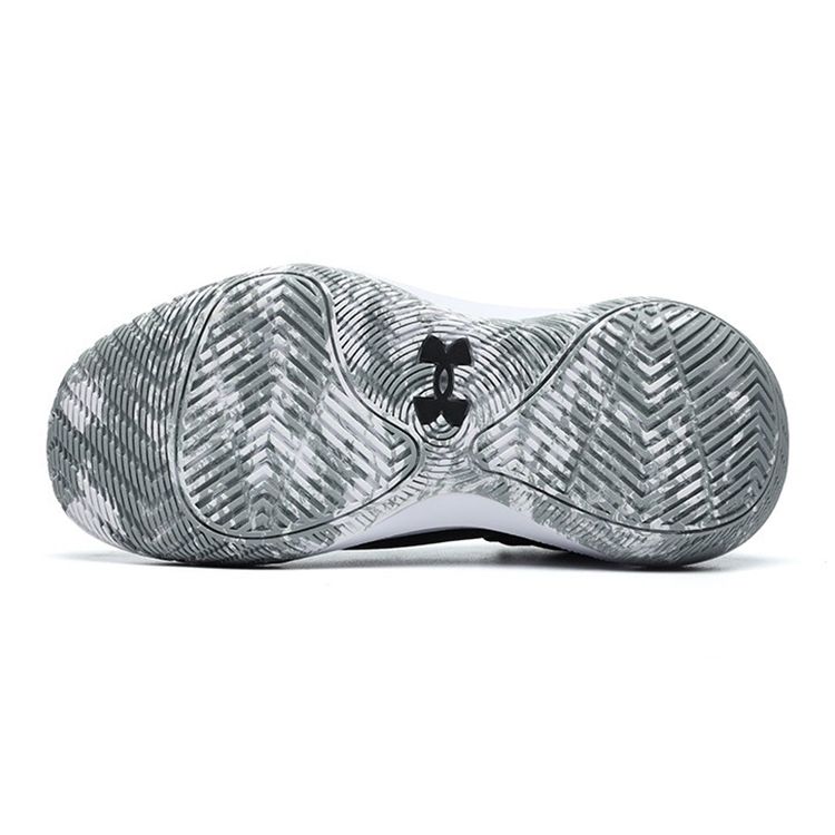 Under Armour Jet 21 Non-Slip Durable Mid-Top Kids Basketball Shoes Kids Sneaker Black 3025349-001