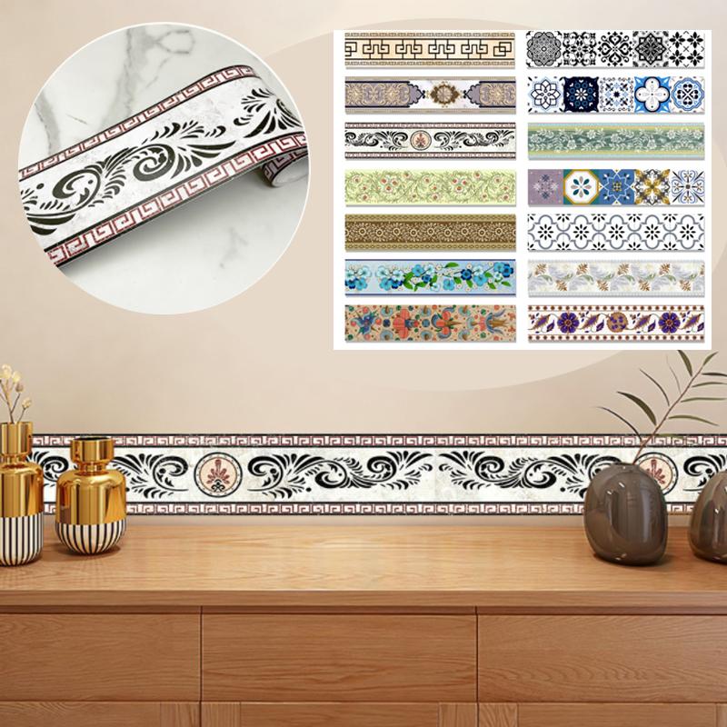 Самоклеящаяся настенная плинтусная граница, наклейка на обои, домашний декор, самоклеящаяся линия талии