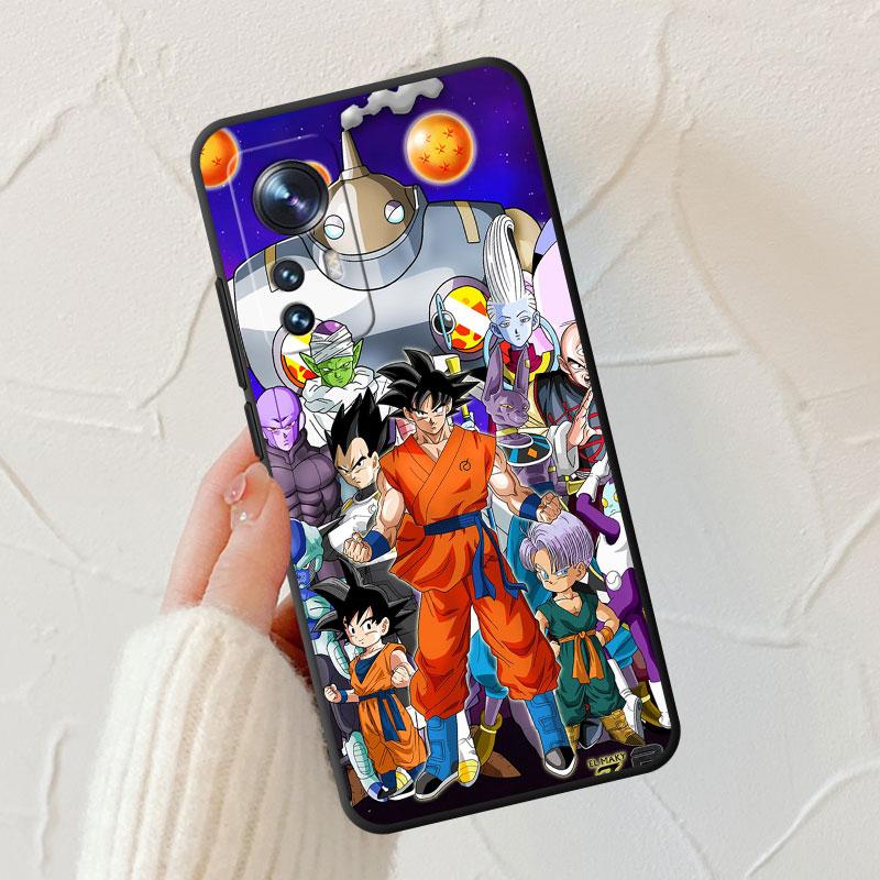 Чехол для телефона Anime Dragon Son для Xiaomi Mi 10 10S 12S 11T 12 Pro 11 Lite 11X 10T 11i 12X G-Gokus Funda Capa TPU Soft Black Cover