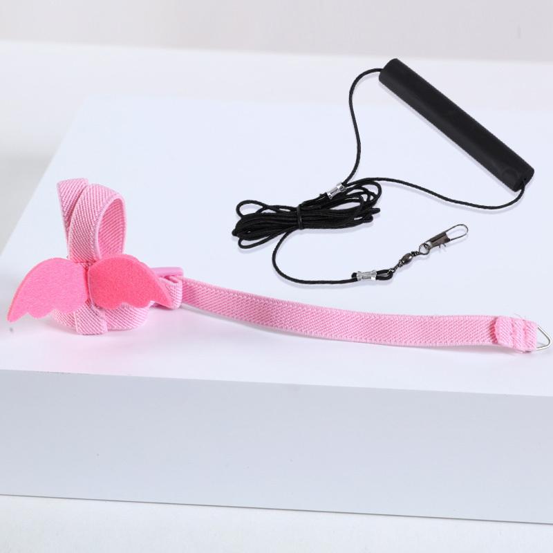 Parrot Outdoor Walking Harness Leash Soft Skin-Friendly Flight Training Rope for Cockatiel Budgie Parakeet Pet Bird Supplies