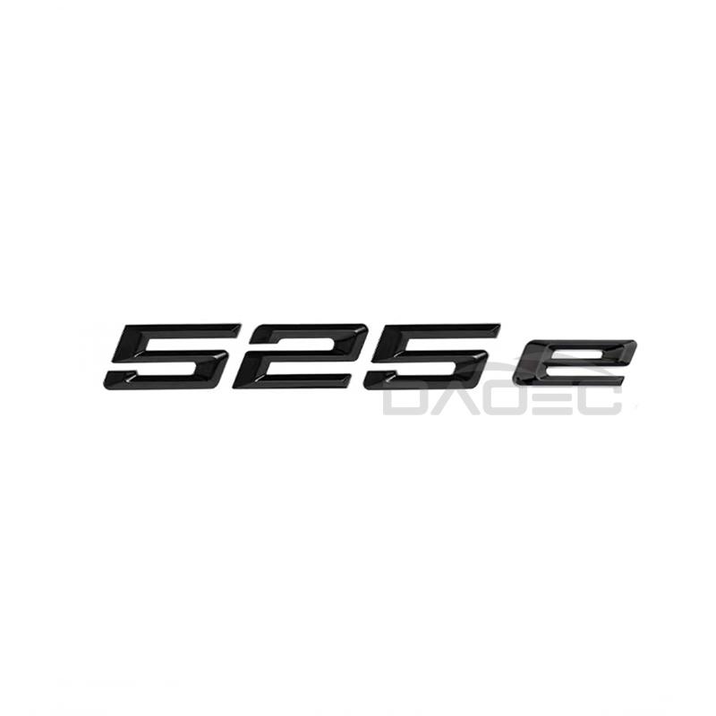 Car Trunk Chrome Letters Badge Emblem Decals Sticker For BMW 5 Series 520e 525e 528e 530e 540e 545e 550e E39 E60 E61 F10 F11 G30