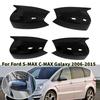 Для Ford S-MAX C-MAX Galaxy 2006-2015 ABS Накладка на зеркало заднего вида Боковое зеркало Крышка Зеркала Накладка на крыло Внешняя Часть Корпуса Дверной Корпус Отделка Наклейка