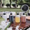 4pcs Plastic BBQ Oil Dispenser 100ml Squeeze Sauce Bottles Outdoor Oil Bottle Ketchup