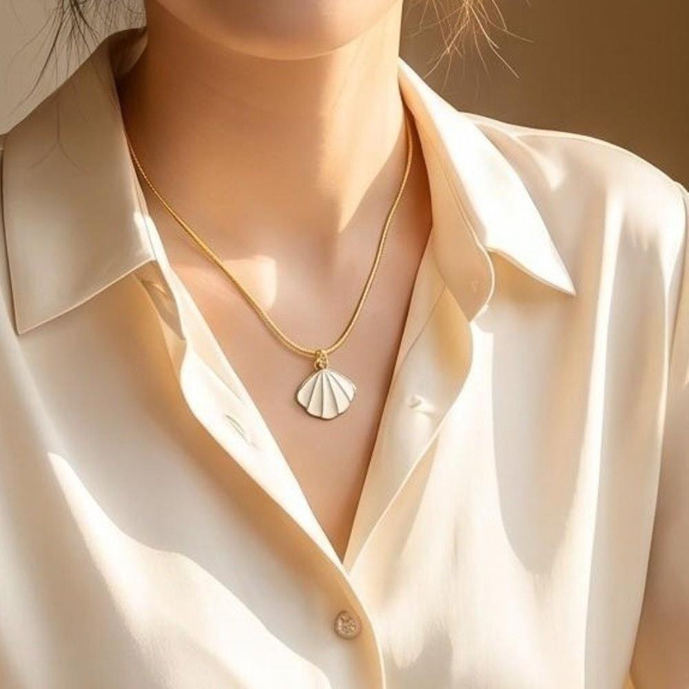 Bohemian Ocean Theme Jewelry Set Adjustable Starfish Necklace Shell Earrings  Casual Occasion