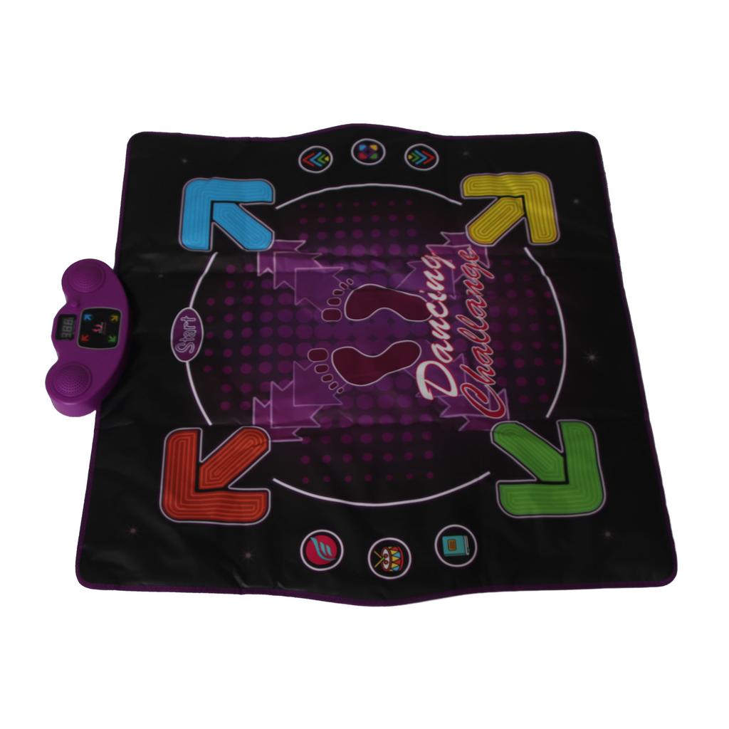 Танцевальный коврик для детей, электронный коврик, игрушка, 4 игровых режима, регулируемый, встроенный музыкальный танцевальный подарок, не светится
