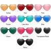 Очки для вечеринок UV400 Защита Clout Goggle Солнцезащитные очки в форме сердца Солнцезащитные очки в форме сердца для женщин