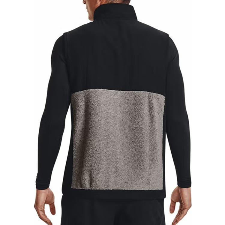 Under Armour Vests Men's Gray Stand Collar Moderate Other Unisex 1366096-294