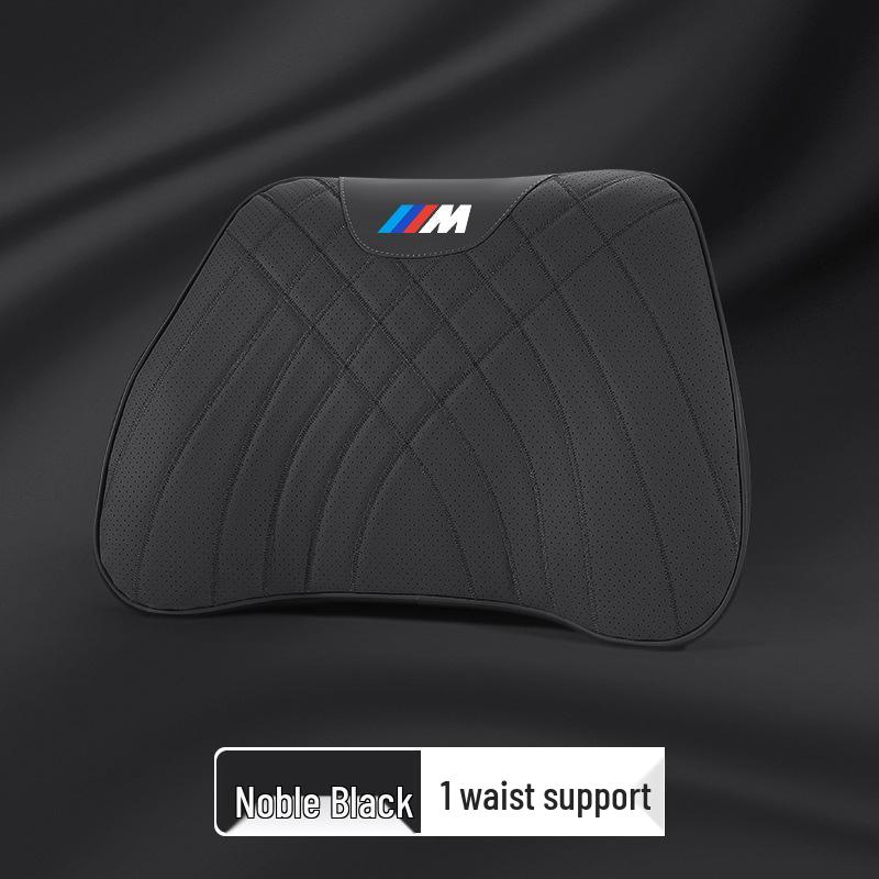 BMW Series Headrest & Lumbar Pillow: Compatible with 1, 3, 5, 7 Series and X1-X6 models for Neck Support and Comfort.