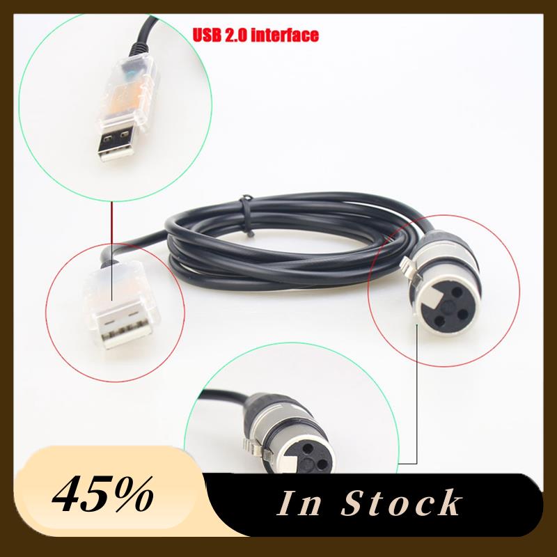 USB-DMX интерфейс-адаптер, светодиодный DMX512, контроллер сценического освещения для ПК, диммер, аксессуары, кабель-адаптер