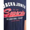 Новые мужские летние футболки Jack & Jones Mod Jjelogo с принтом логотипа, повседневная мода, повседневный стиль, идеально для весны и лета, женская футболка, топ, футболки