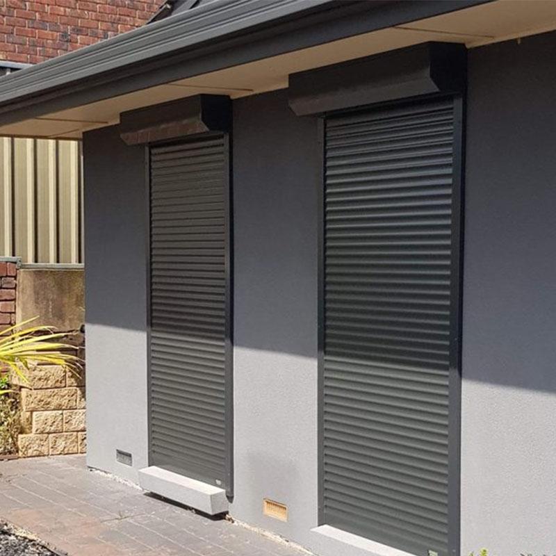 Modern European Style Aluminum Roller Window Shutter Convenient Vertical Opening for Hotel Application Durable Aluminum Alloy