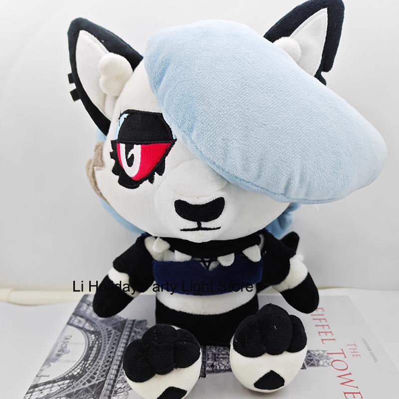 Hazbin Loona Wolf Plush Dolls Birthday Movie Animal Wolf El Loona Stuffed Toys Holiday Gift 25Cm Dolls Party Home Collect