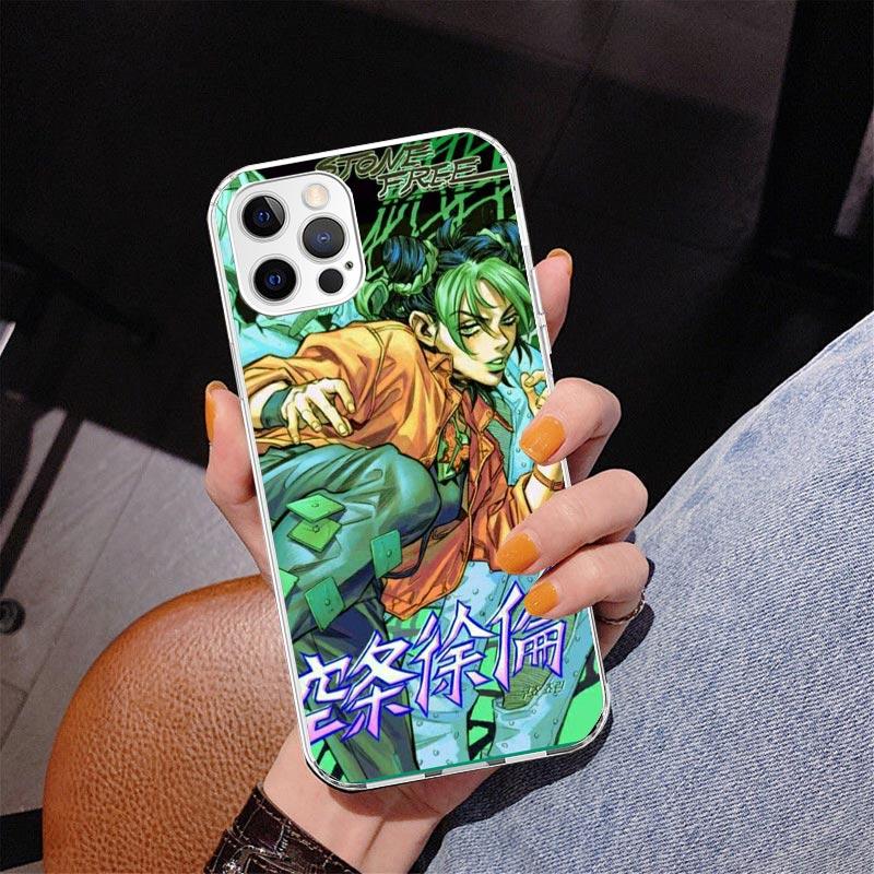 Чехол для телефона JoJo's Bizarre Adventure Джолин Куджо для iPhone 17 Air 16 Pro Max 16E 15 + 14 Plus 11 12 13 Mini 7 8 SE Подарок Печать C