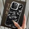 Чехол со узором «Бант» для iPhone 17 Pro Max 13 Pro Air 11 15 Plus 16 XS 14 12 XR Задняя крышка телефона