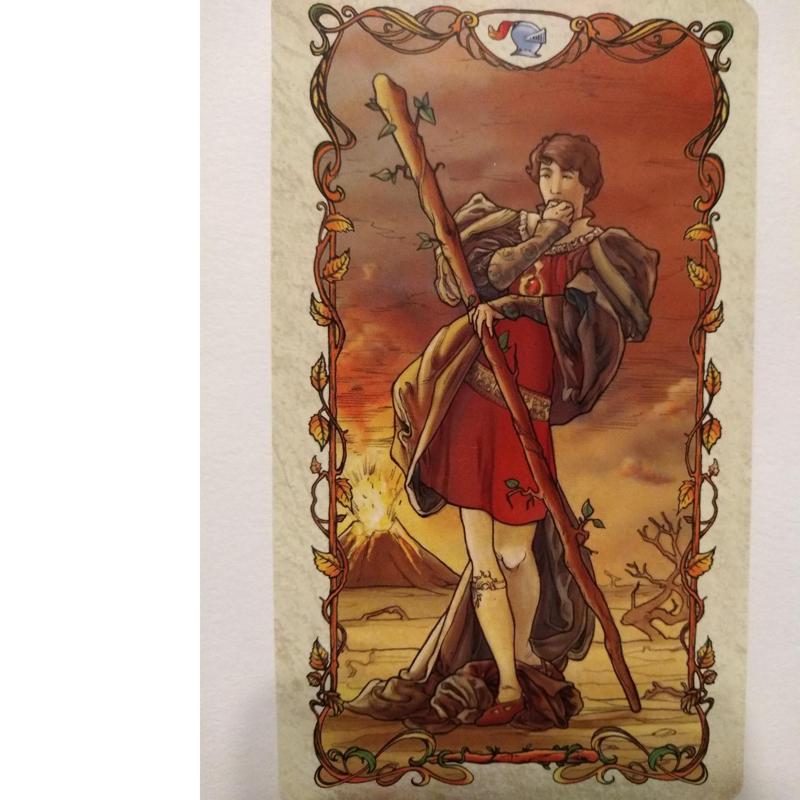 Mucha Tarot Cards English Version Board Game Card