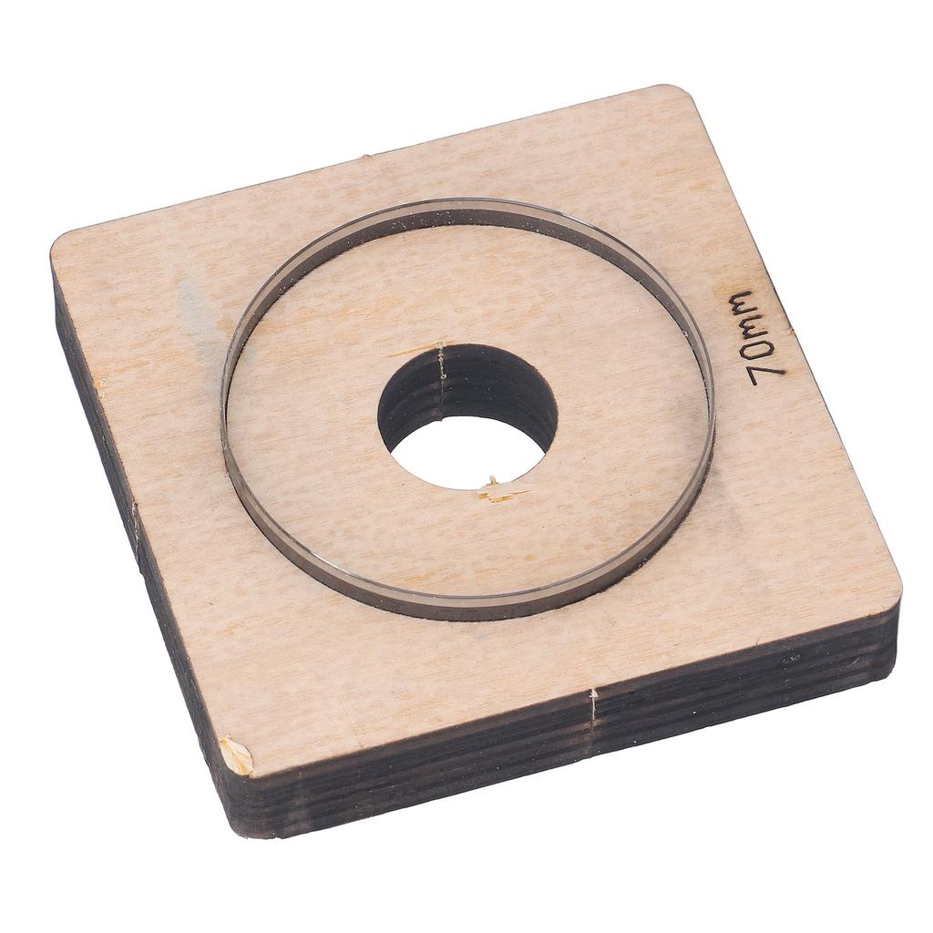 Кожаный вырубной штамп Круглая форма Пробойник Ремесленная форма Инструмент Диаметр 70 мм для бумаги резины