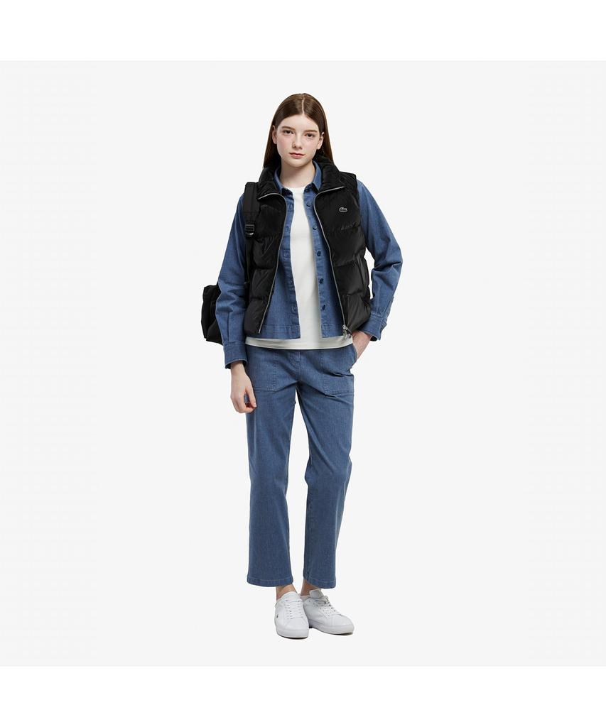 LACOSTE Женские Прямые Джинсовые Укороченные Брюки Hf571E-55N 36L