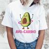 Avocado T -Shirt Clothes Grunge Male Femme Kawaii T -Shirt 90s Top Ulzzang Graphic Tee Shirt Lady Tees