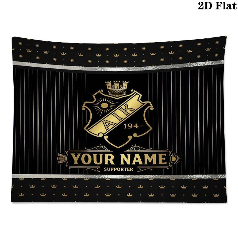 Custom Name AIK2Printed Tapestry – Wall Hanging for Bedrooms, Dorms, and Home Decor