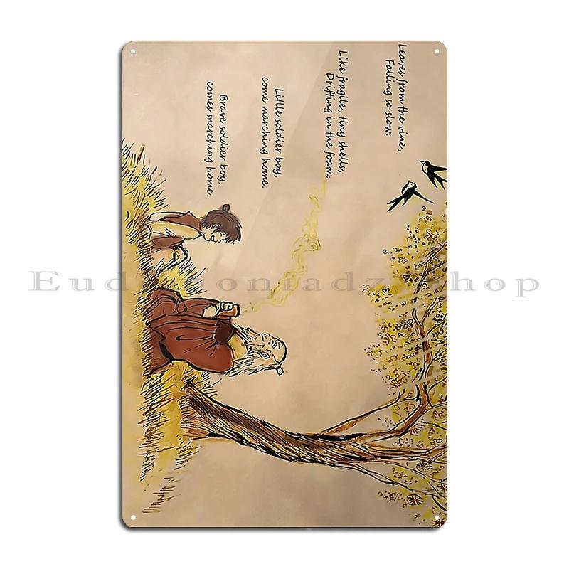 Uncle Iroh Quote Life happens wherever you are whether you make it or not Metal Customize Mural Home Retro Tin Sign Poster