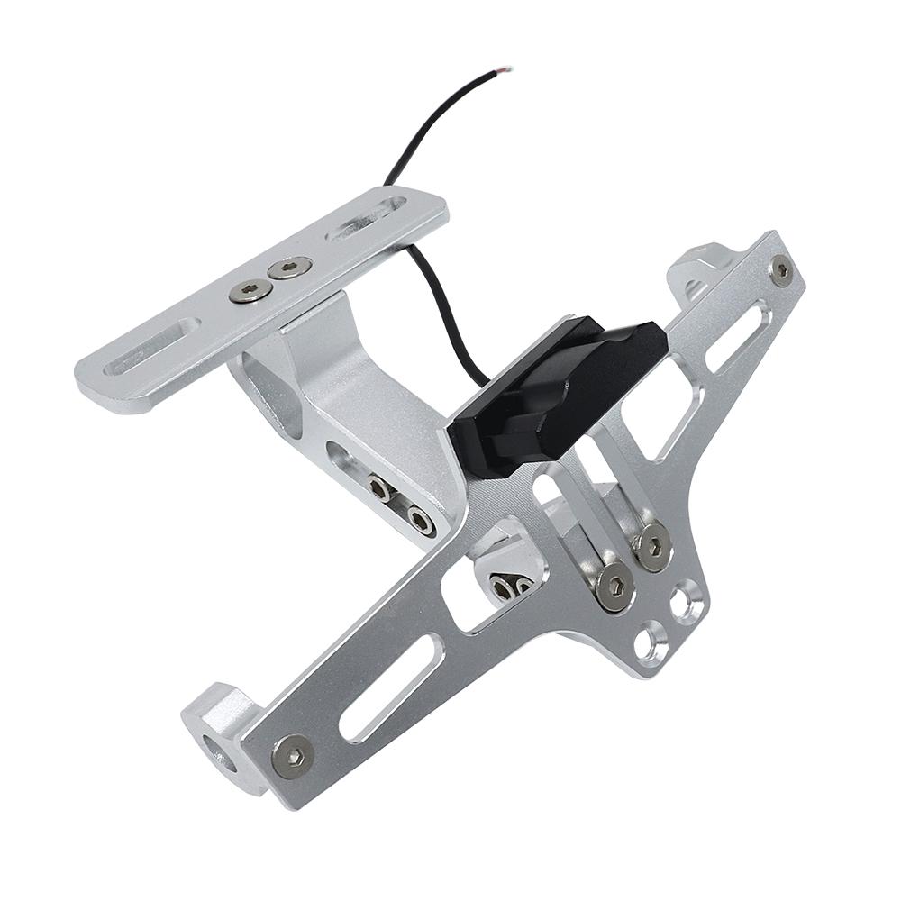 Универсальный держатель для мотоцикла с ЧПУ, алюминиевый держатель для номерного знака с регулируемым углом
