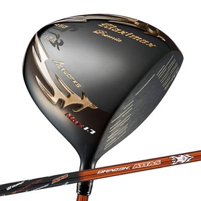 Клюшка для гольфа Works Golf Max Black Premier UST Mamiya Drakon ATTAS Shaft Super High Repulsion Driver с крышкой головки 46 дюймов, градус R [Maxi