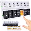 7 Day Pill Organiser Box Morning And Evening Pill Organiser Storage New Pill Box