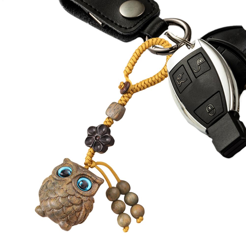 Сова Деревянный Брелок Портативный Модный Шарм для Телефона Изящный Декор Совы Подвеска для Сумки Для Семьи Друзей Коллег