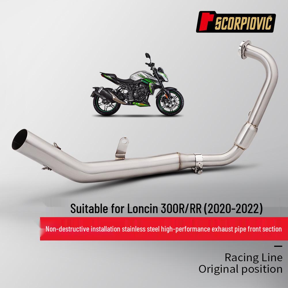 Комплект выхлопной системы и глушителя для мотоцикла Wuji 300R/300RR для модификации