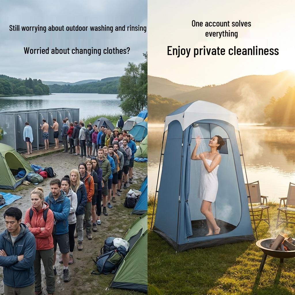 Portable Waterproof Outdoor Camping Shower & Changing Tent