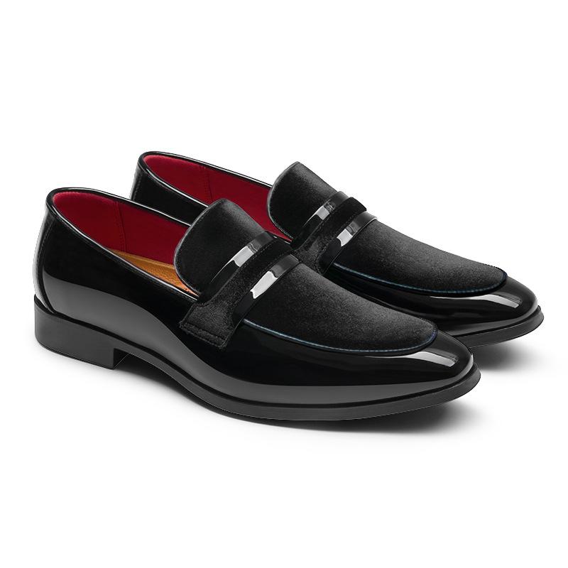 Горячая Распродажа Мужская Классическая Обувь Дизайнерская Вышитая Мокасины Роскошная Мужская Повседневная Обувь Модная Лаковая Кожаная Лоферы Мужской