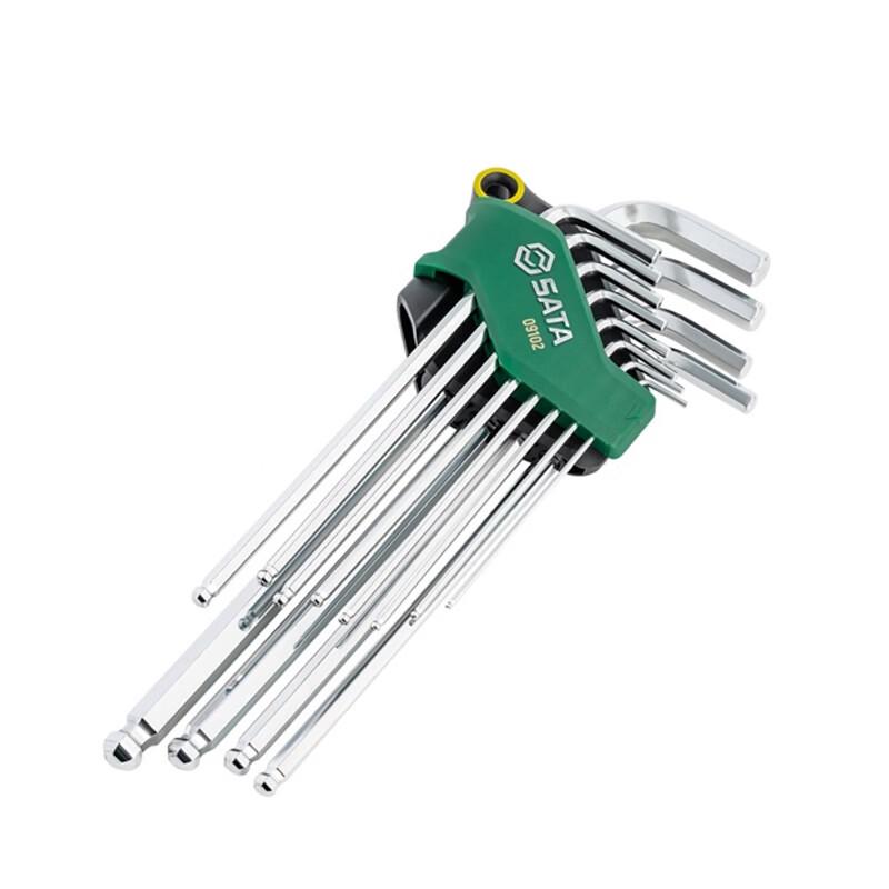 SATA Набор из 12-ти дюймовых шестигранных ключей с шаровым наконечником, Extra Long