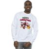 Disney Mens Mickey Mouse Merry Christmas Characters Sweatshirt