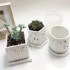 Sement Guldon Qolipi Silikon DIY Sukkulent Guldon Dumaloq Kvadrat Terrazzo Guldon Qolipi Smola Sement San'at Materiallari Loy Qoliplari