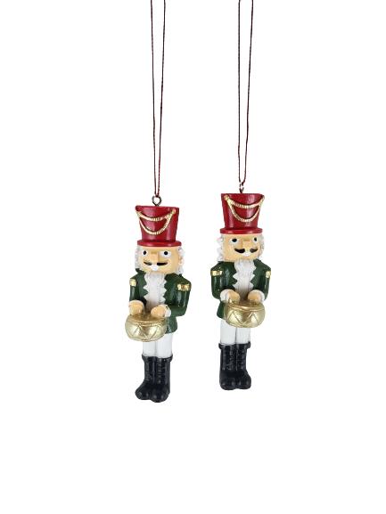 Nutcracker Soldier Pendant 2 pcs