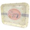 [M1356] - Small Beige 'L'Epicerie Fine' Tray (15x20 Cm)