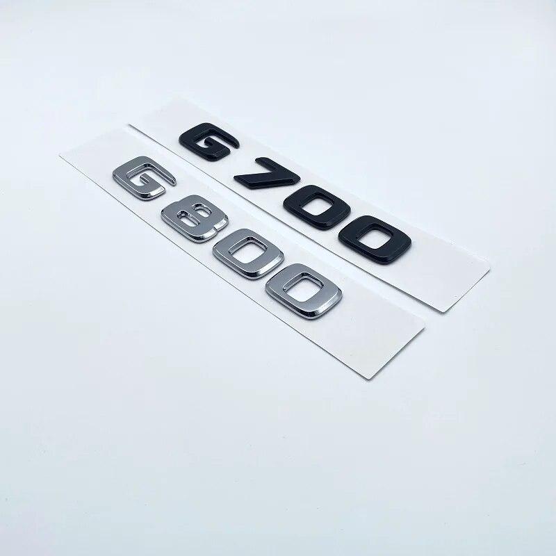 Подходит для Mercedes Benz Brabus, новый модифицированный автомобильный логотип G-класса G700 800 900, стандартная наклейка на задний хвост, автомобильная наклейка