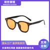 Солнцезащитные очки Женские очки Солнцезащитные очки Защита от УФ-лучей Мужские Миопия Степень Ретро Желто-коричневое Обесцвечивание